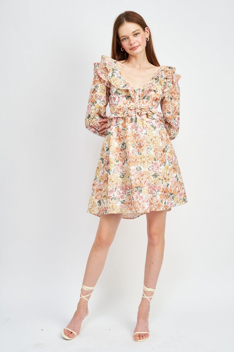 Kayla Mini Dress - Multi