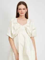 Lila Mini Dress - Cream