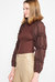 Lucille Blouse - Natural/Dark Brown