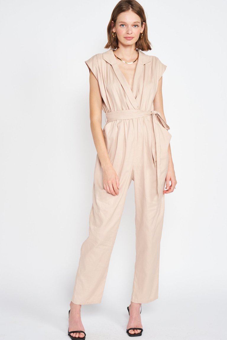 Madison Jumpsuit - Natural