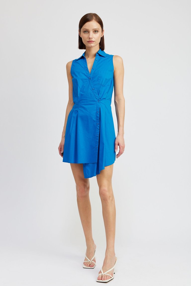 Marlow Mini Dress - Lapis