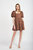 Meline Babydoll Dress - Taupe