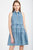 Palais Mini Dress - Denim