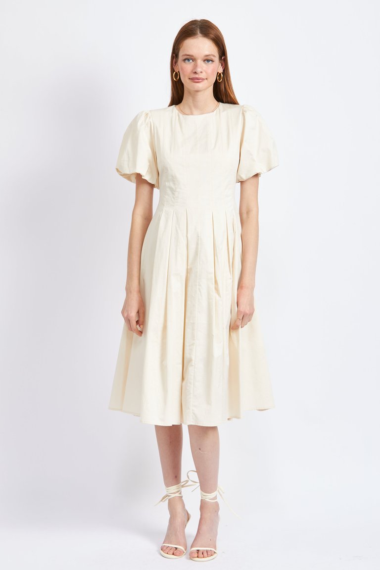 Reese Midi Dress - Natural