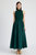 Sigrid Mixed Media Maxi Dress - Forest Green