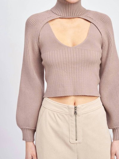 En Saison Sonoita Two-Piece Crop Sweater product