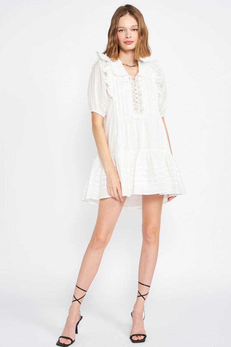 Sorentto Mini Dress - Off-White