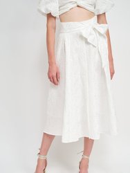 Taytum Midi Skirt - Off-White