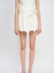 Viatrix Mini Skirt - Off-White