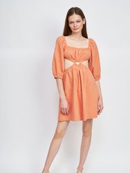 Yareli Mini Dress - Salmon