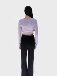 Mira Twisted Cropped Top