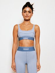 Riley Banded Bra Top - Baby Blue