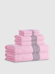 Anton Turkish Cotton Towel Set of 6