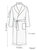 Enchante Home Luxury Turkish Cotton Bathrobe