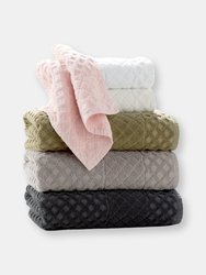 Glossy Turkish Cotton 2 pcs Bath Towels