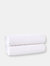 Glossy Turkish Cotton 2 pcs Bath Towels - White