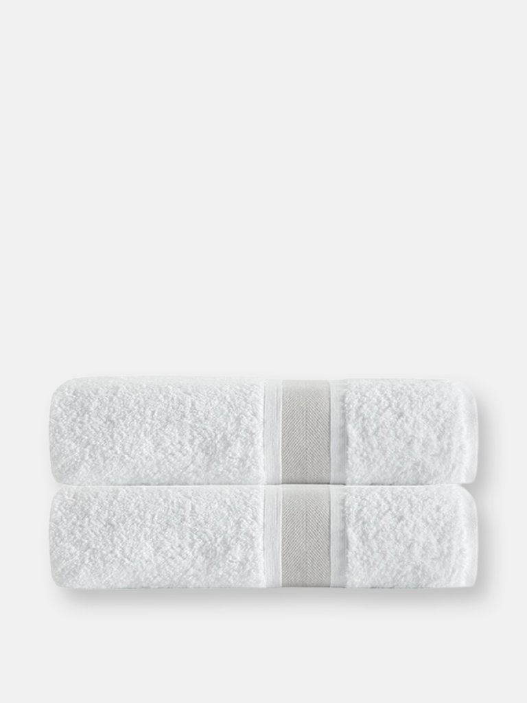 Unique Turkish Cotton 2 pcs Bath Towels - Beige