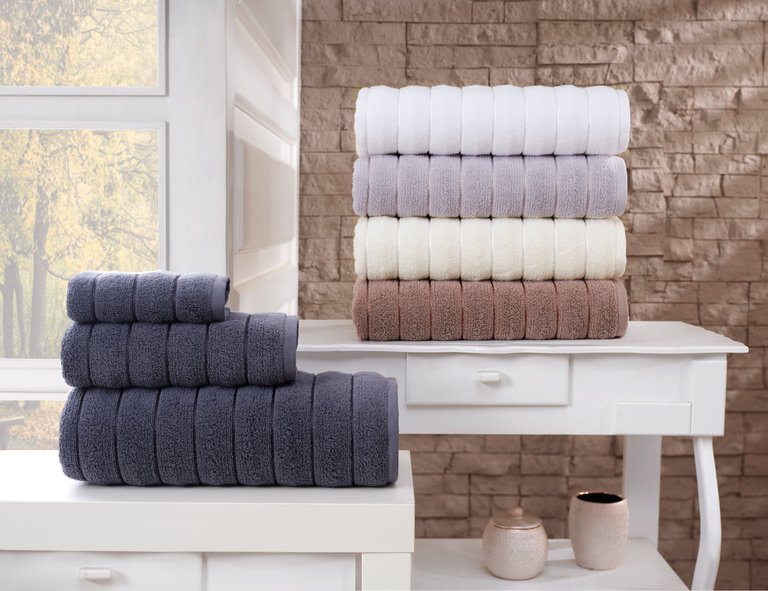 Vague Turkish Cotton 8 pcs Wash Towels