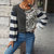 Round Neck Long Sleeve Striped Sweater