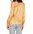 Blousen Sleeve Top In Yellow Multi