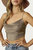 Cowl Cropped Open-Back Stretch-Satin Camisole In Mocha Grey - Mocha Grey