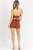 Multi-Way Cutout Tie Back Romper In Cinnamon