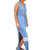 Where Would We Be Maxi Dress In Blue Tie Dye - Blue Tie Dye