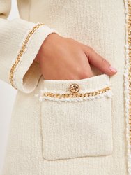 Chain Trim Cardigan