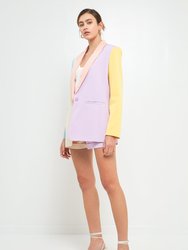 Color Block Blazer