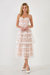 Crochet Layered Midi Dresss - White