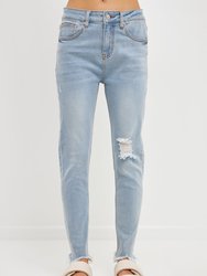 Destroyed Skinny Jeans