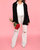 For The Record Women's Velvet Blazer In Black