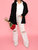 For The Record Women's Velvet Blazer In Black