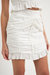 Front Ruffle Ruched Skirt