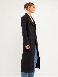 Front Slit Long Jacket