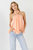 Halter Bow Tie Gingham Top - Orange