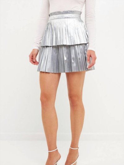 Endless Rose Holiday Party Pleated Mini Skirt product