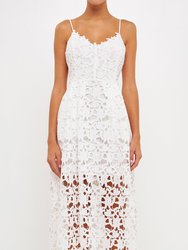 Lace Cami Midi Dress