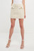 Premium Tweed Mini Skirt - Ivory