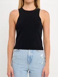 Racerback Knit Tank