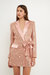 Sequins Belted Blazer