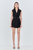 Sleeveless Blazer Romper - Black