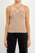 Strap Detail Fitted Knit Top