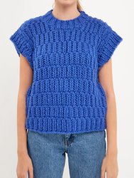 Chunky Knit Sweater Vest