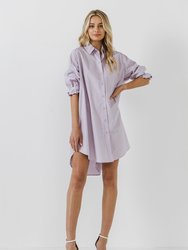 Classic Collared Dress Shirt - Lavender