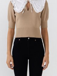 Collared Sweater Top