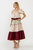 Color Block Midi Skirt