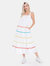 Color Trim Sleeveless Maxi Dress