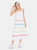 Color Trim Sleeveless Maxi Dress