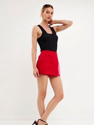 Colorblock Skort